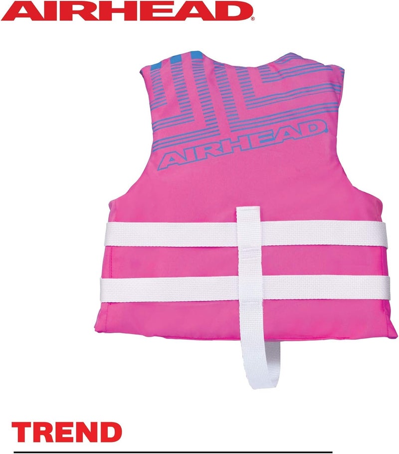 Airhead Children's Trend Life Vest - USCG Approved Life Jacket - 22-25 in Chest Size - 33-55 lbs. - Ideal for Boating, Watersports, Swimming, Wakeboard & More - Image 3